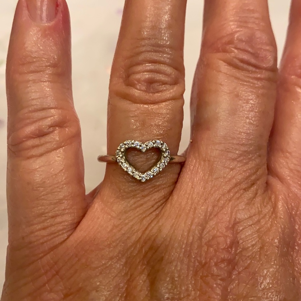 Pandora Sterling Silver CZ Ring